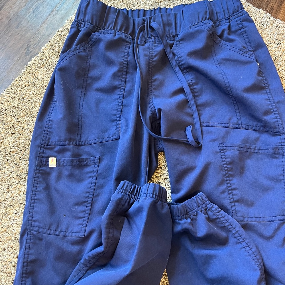 2 scrub pants